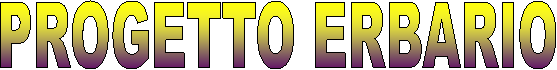 PROGETTO ERBARIO